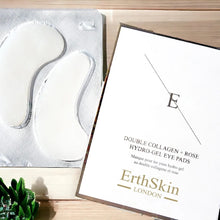 Load image into Gallery viewer, Erth Skin London Double Collagen + Rose Hydro-Gel Eye Pads 5 x 2