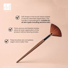Load image into Gallery viewer, Dr Botanicals Coffee Ground Fan Brush