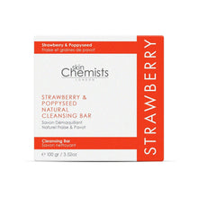 Load image into Gallery viewer, Dr Botanicals Strawberry & Poppy Seed Cleansing Bar 100g
