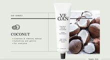 Load image into Gallery viewer, Vegan By Happy Skin COCONUT Cream cleanser 125ml