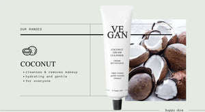 Vegan By Happy Skin COCONUT Cream cleanser 125ml