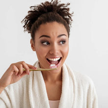 Load image into Gallery viewer, Dr Botanicals Bamboo Tooth Brush (Yellow)