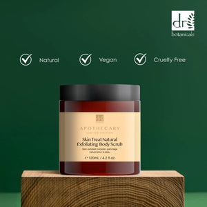 Dr Botanicals Skin Treat Natural Exfoliating Body Scrub 120 ml