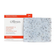 Load image into Gallery viewer, Dr Botanicals Strawberry &amp; Poppy Seed Cleansing Bar 100g