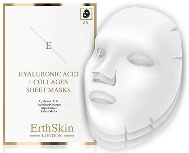 Erth Skin London Hyaluronic Acid & Collagen Sheet masks