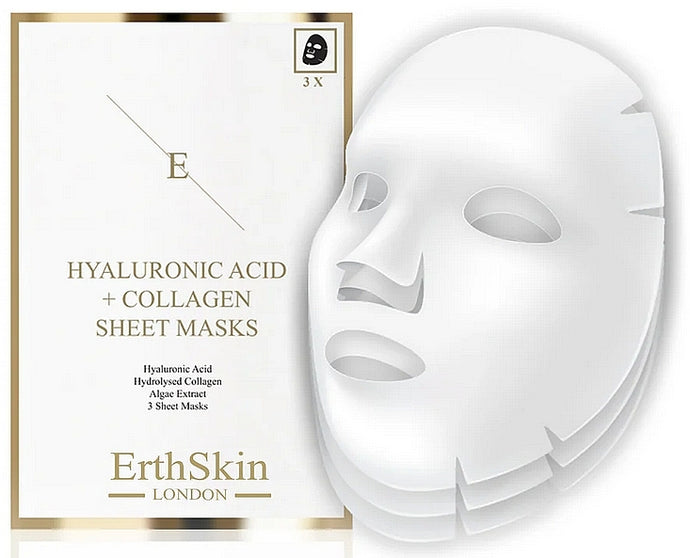 Erth Skin London Hyaluronic Acid & Collagen Sheet masks